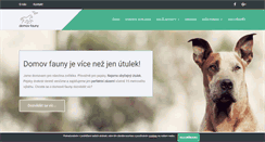 Desktop Screenshot of domovfauny.cz